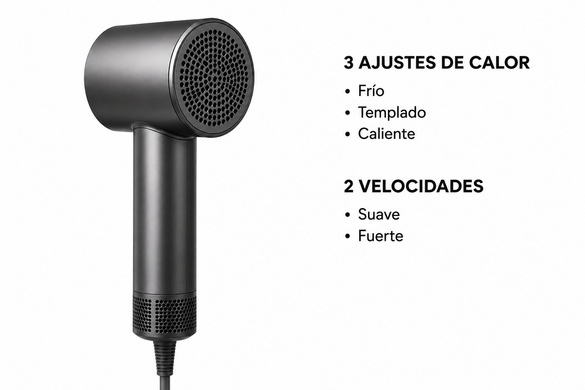 Ventus secador de pelo 5 en 1